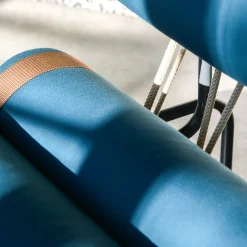 DalMoto Outdoor Armchairs<Kylindo Petrol Blue Outdoor Armchair