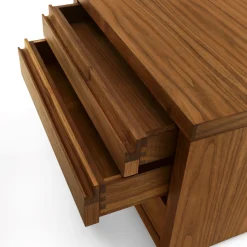 Riva 1920 Nightstands<Kyoto 5 Walnut Nightstand by C.R. & S.