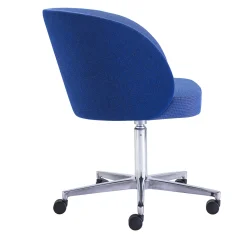 Livoni 1895 Office Chairs<Kyoto Blue Swivel Armchair by Balutto Associati