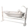 Marricreo Beds<La Barchetta Boat-Shaped White Cradle/Writing Desk