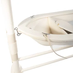 Marricreo Beds<La Barchetta Boat-Shaped White Cradle/Writing Desk