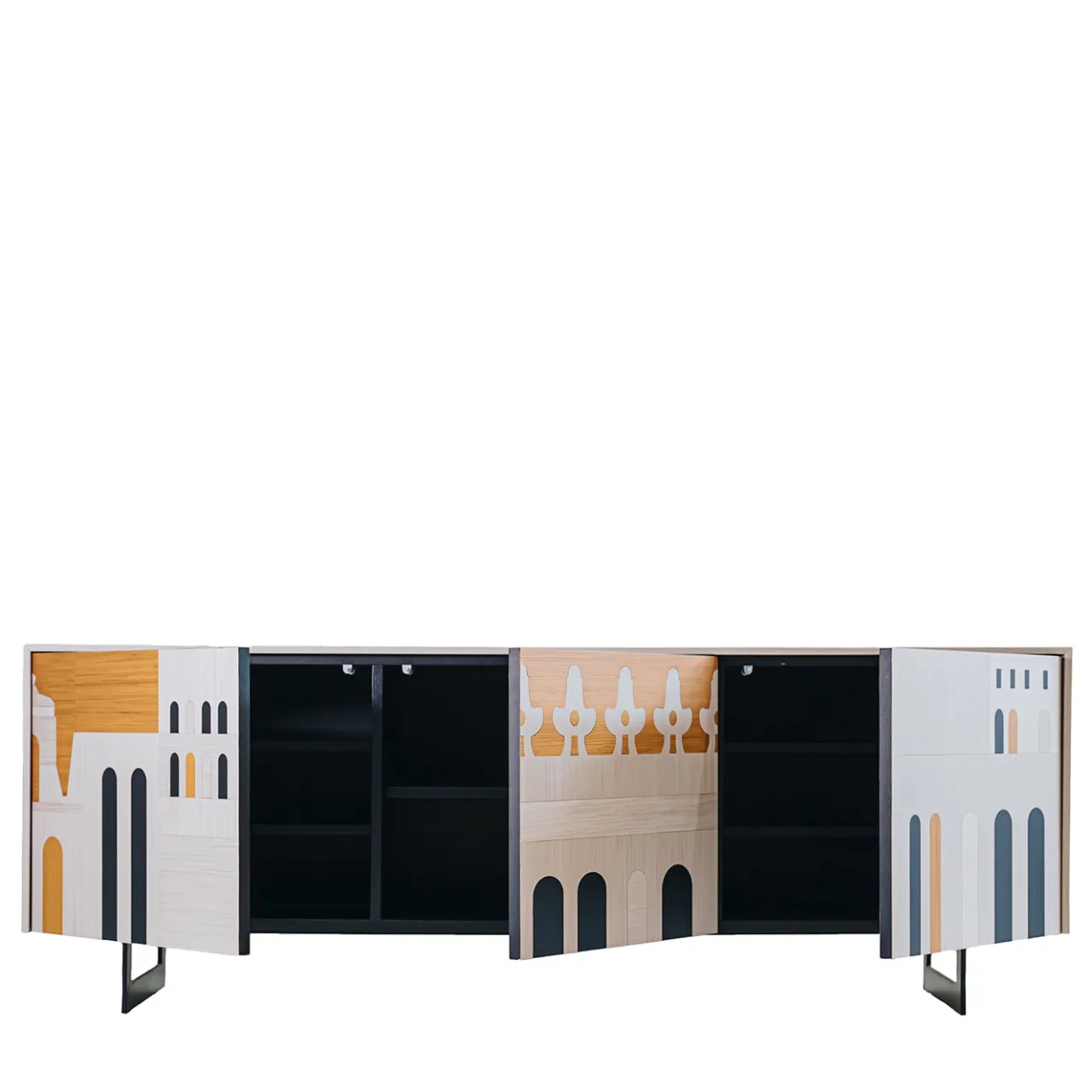 SpazioInterno Sideboards Buffets<La Certosa Classic Polychrome Wooden Sideboard