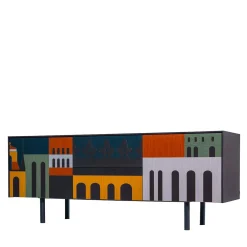 SpazioInterno Sideboards Buffets<La Certosa Polychrome Wooden Sideboard