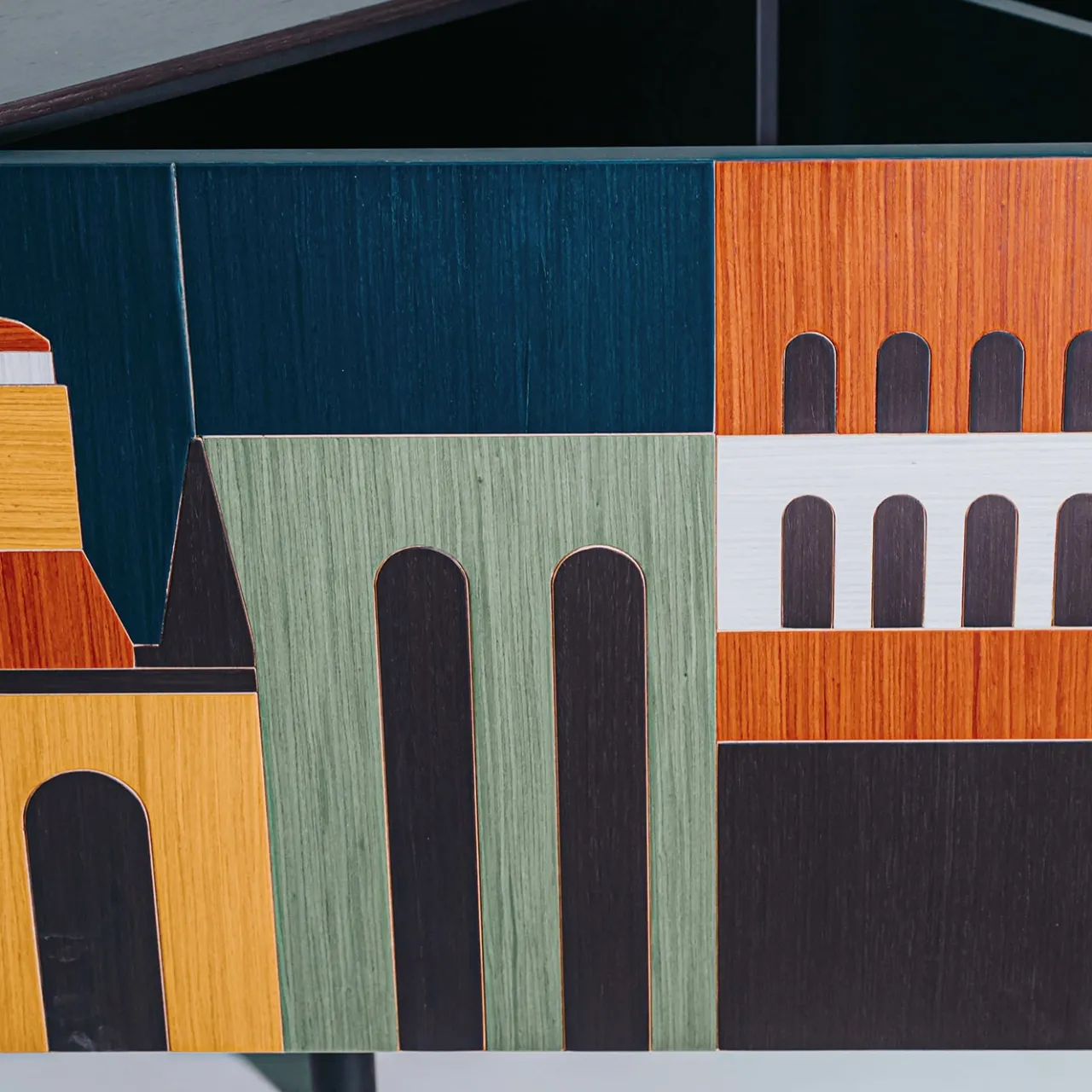 SpazioInterno Sideboards Buffets<La Certosa Polychrome Wooden Sideboard
