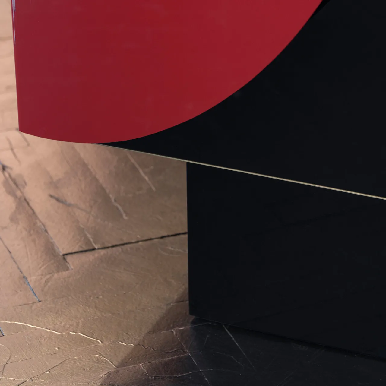 Monica Gasperini Cabinets<La Roue Black and Red Cabinet
