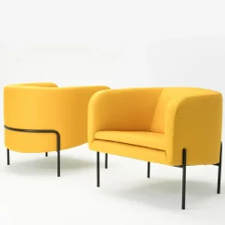 Tecno Spa Office Chairs<Laetitia Yellow Armchair by Fabio Fantolino