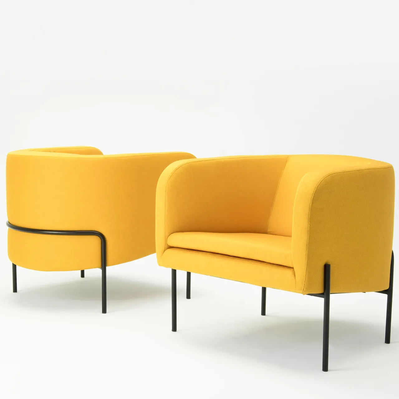 Tecno Spa Office Chairs<Laetitia Yellow Armchair by Fabio Fantolino