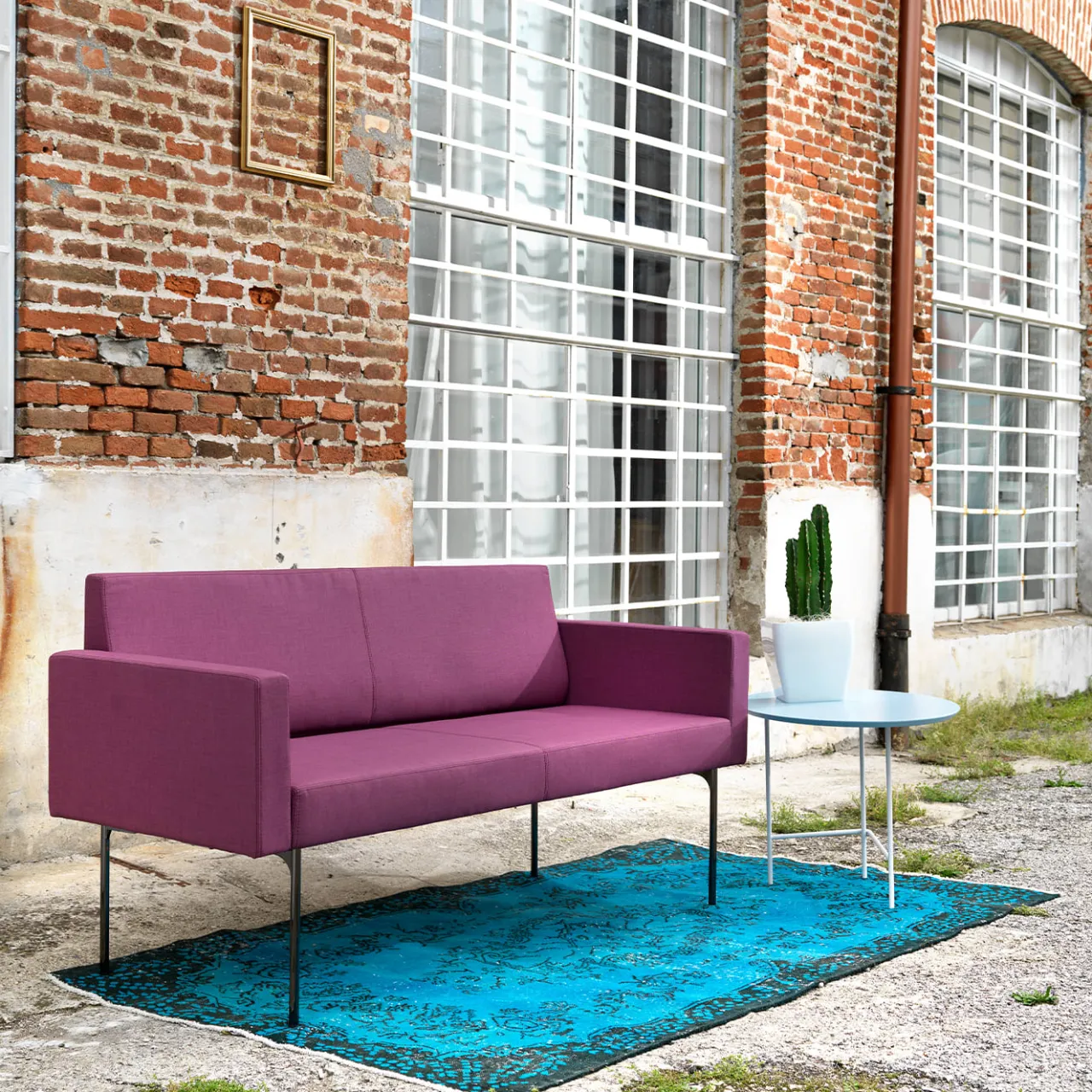Sitia Sofas<Laguna B 2 Seater Purple Sofa
