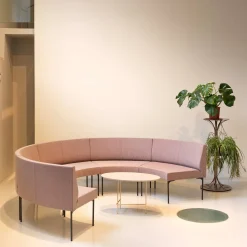 Sitia Sofas<Laguna "F" Half Moon Pink Composition Sofa