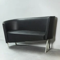 Paolo Pallucco Sofas<Lamentazioni Black Eco-Leather Sofa