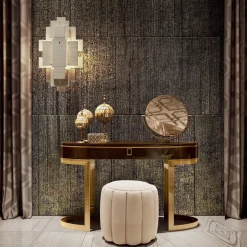 Franco Bianchini Ottomans & Poufs<Lapis Eco Leather Pouf FB Collection