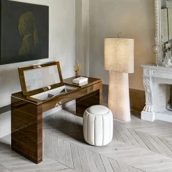 Franco Bianchini Ottomans & Poufs<Lapis Eco Leather Pouf FB Collection