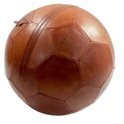 Bottega Conticelli Ottomans & Poufs<Large Soccer Ball Pouf Brown