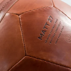 Bottega Conticelli Ottomans & Poufs<Large Soccer Ball Pouf Brown