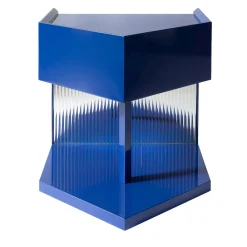 Softhouse Nightstands<Last Call Gloss Blue Hexagonal Nightstand