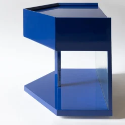 Softhouse Nightstands<Last Call Gloss Blue Hexagonal Nightstand