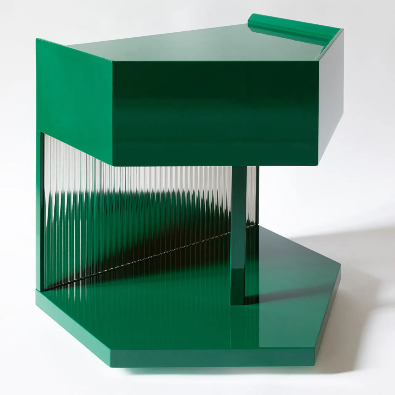 Softhouse Nightstands<Last Call Gloss Green Hexagonal Nightstand