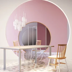 Chendù Dining Tables<Lastra Lacquered White Dining Table