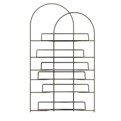 Enrico Girotti Bookcases<LateB Brown Sculptural Bookcase #3
