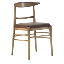 Morello Gianpaolo Chairs<Laura Walnut & Brown Chair