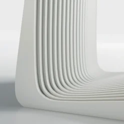 BBB Italia Dining Tables<Layer Crystal & White Oval Table by Franco Poli