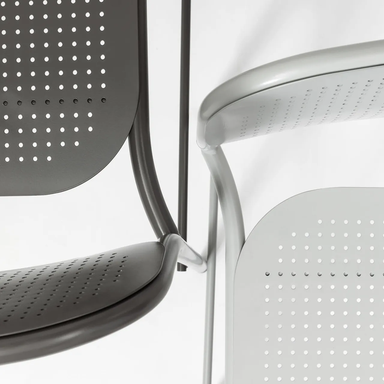 TrabA' Bar Stools<0179-LE Metis Dot Gray Bar Stool By Studio Gabbertas