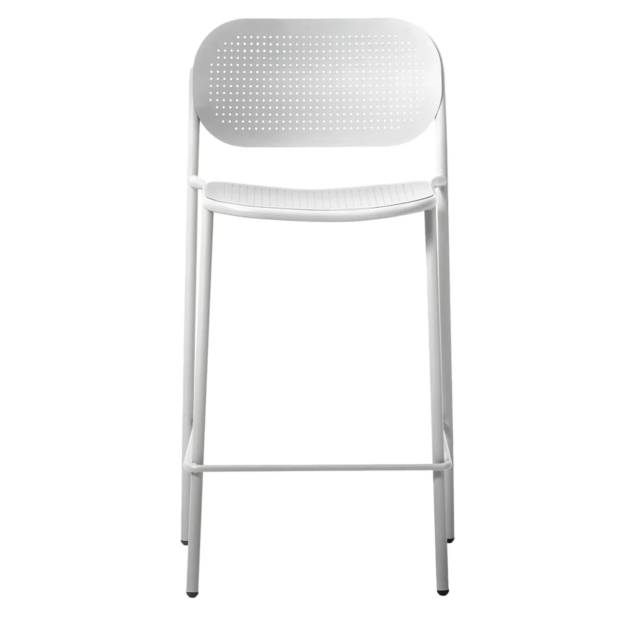 TrabA' Bar Stools<0174-LE Metis Dot White Counter Stool By Studio Gabbertas