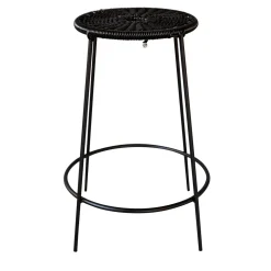 Impagliando Bar Stools<Le Rossette Medium Black Stool