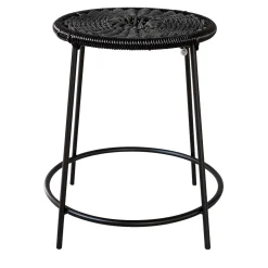 Impagliando Stools<Le Rossette Small Black Stool
