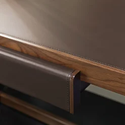 Provasi Desk & Writing Tables<Leather and Walnut Writing Desk