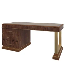 Guerra Vanni Desk & Writing Tables<Leather Top & rosewood Writing Desk from Studio Privè Collection