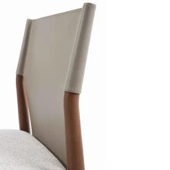 Enrico Pellizzoni Chairs<Ledermann Beige Leather Chair