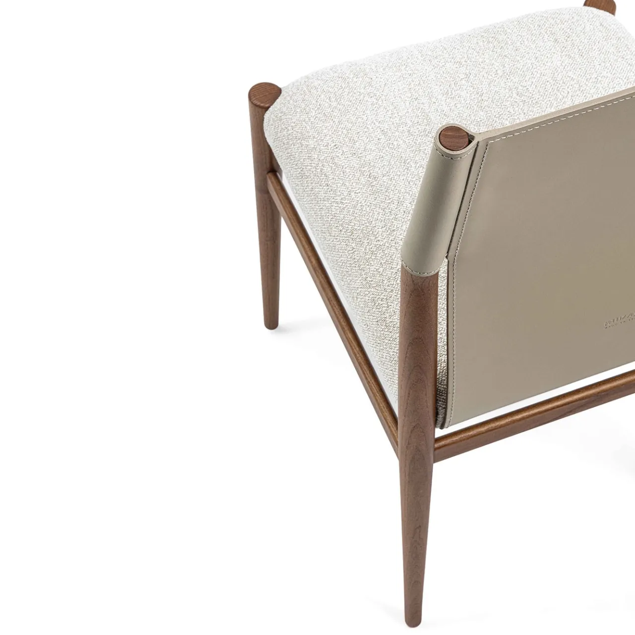 Enrico Pellizzoni Chairs<Ledermann Beige Leather Chair
