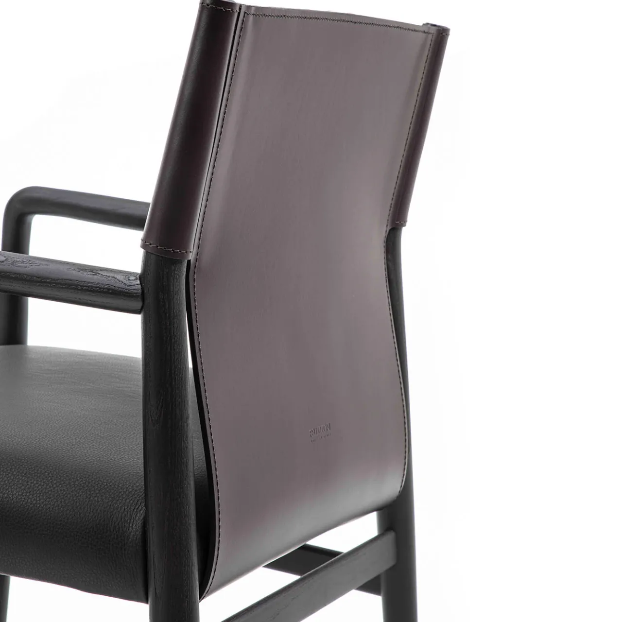 Enrico Pellizzoni Chairs<Ledermann Brown Leather Chair