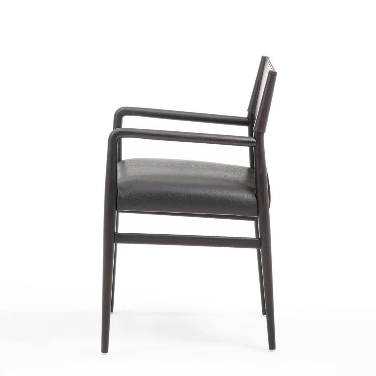 Enrico Pellizzoni Chairs<Ledermann Brown Leather Chair