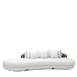 Daytona Sofas<Lee Brown Leather & White Fabric Large Sofa by Pulina Exclusive Interiors