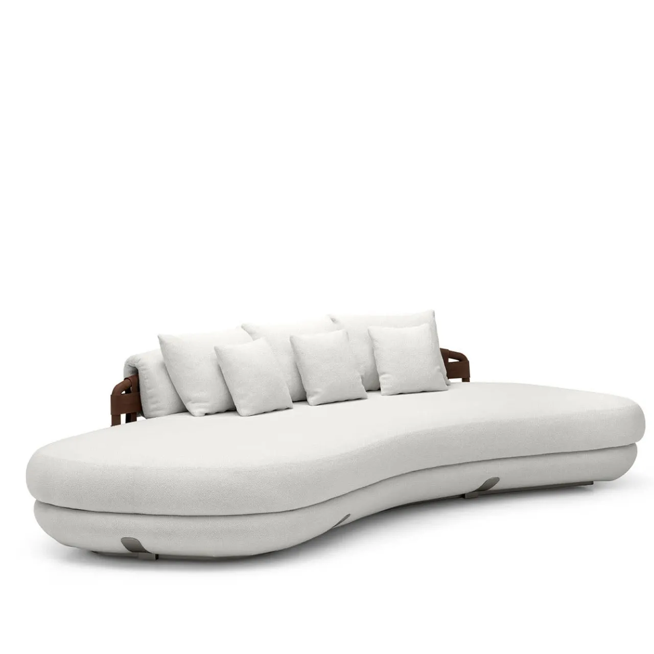 Daytona Sofas<Lee Brown Leather & White Fabric Large Sofa by Pulina Exclusive Interiors