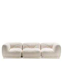 Ghidini 1961 Sofas<Leisure 3-Seater White Sofa by Lorenza Bozzoli