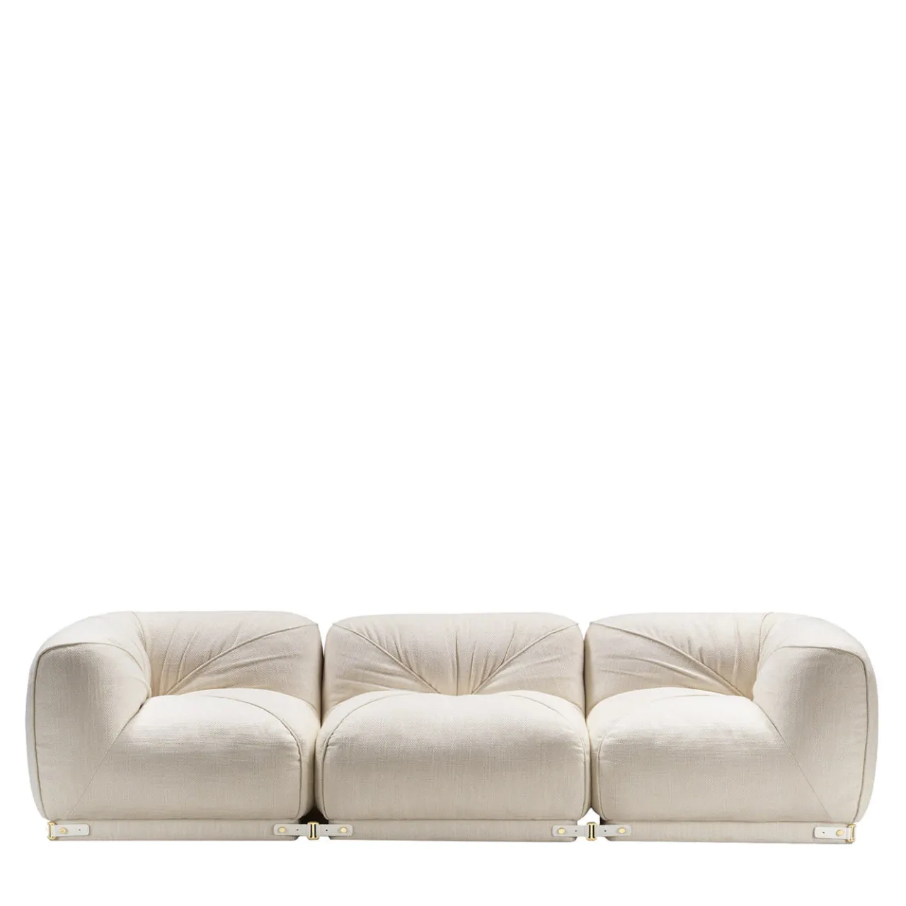 Ghidini 1961 Sofas<Leisure 3-Seater White Sofa by Lorenza Bozzoli