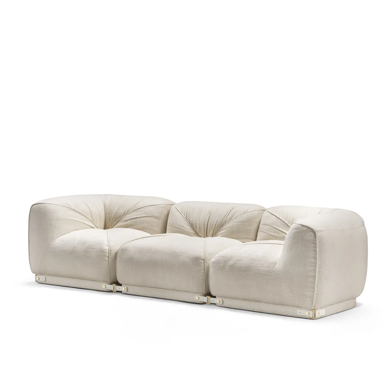 Ghidini 1961 Sofas<Leisure 3-Seater White Sofa by Lorenza Bozzoli