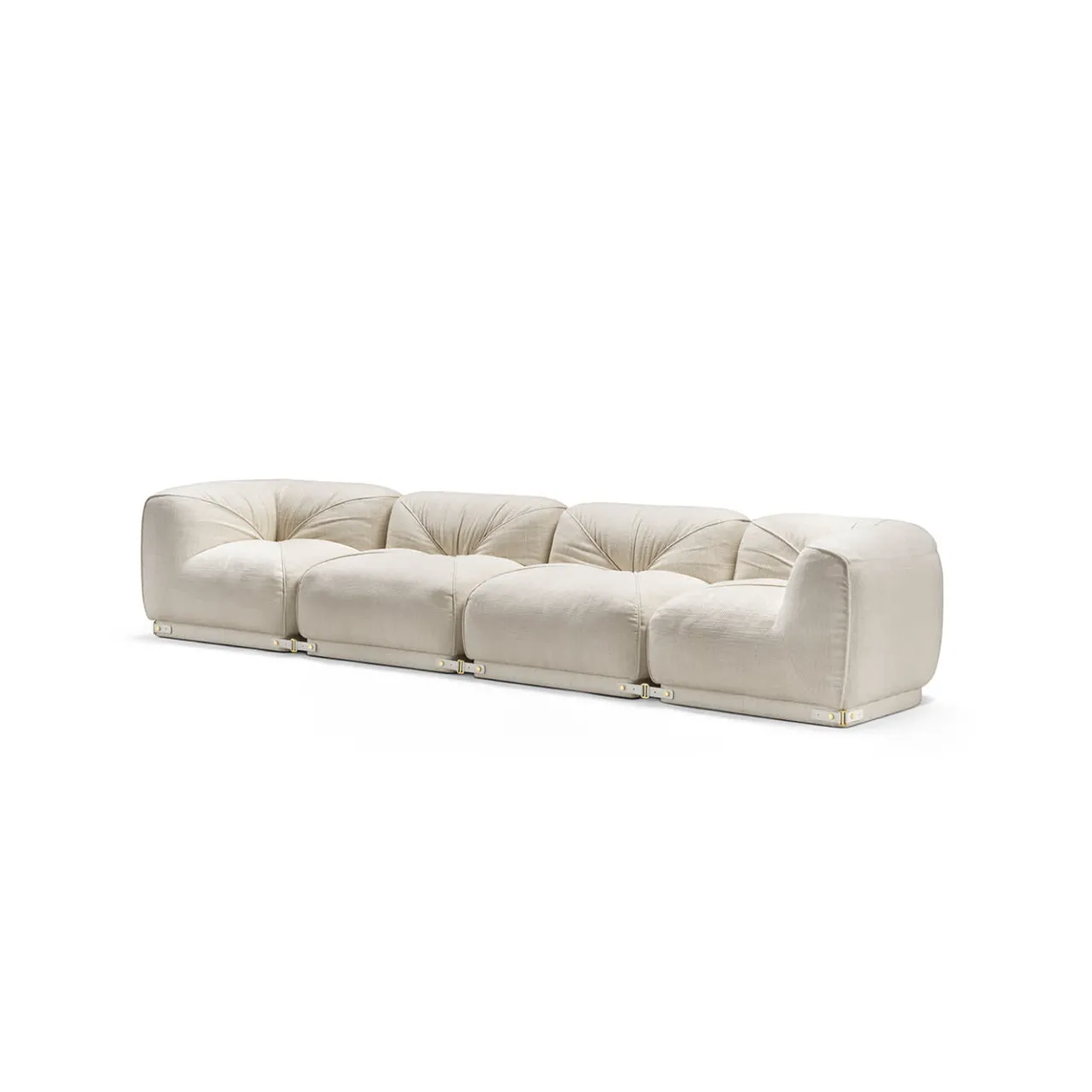 Ghidini 1961 Sofas<Leisure 4-Seater White Sofa by Lorenza Bozzoli