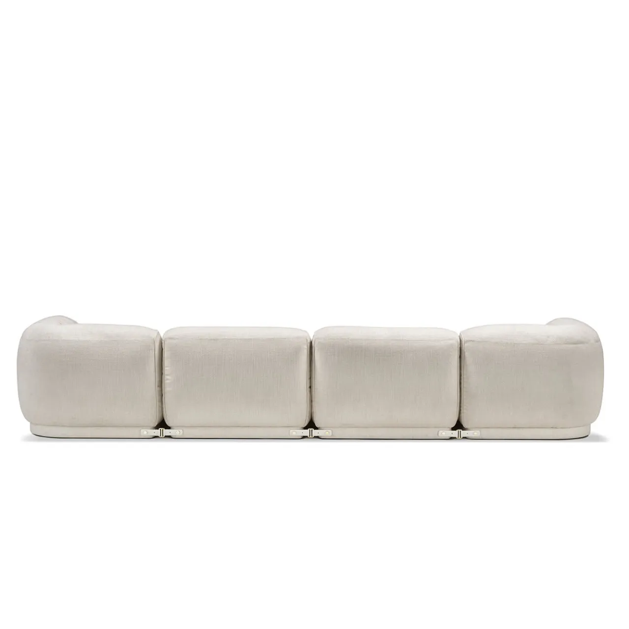 Ghidini 1961 Sofas<Leisure 4-Seater White Sofa by Lorenza Bozzoli