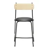 Chairs & More Bar Stools<Lena Sg-65 Black And Natural Ash Bar Stool By Designerd