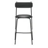 Chairs & More Bar Stools<Lena Sg-75 Black Bar Stool By Designerd