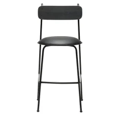 Chairs & More Bar Stools<Lena Sg-75 Black Bar Stool By Designerd