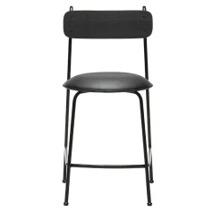 Chairs & More Bar Stools<Lena Sg-65 Black Bar Stool By Designerd