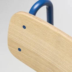 Chairs & More Bar Stools<Lena Sg-65 Blue And Natural Ash Bar Stool By Designerd