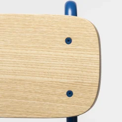 Chairs & More Bar Stools<Lena Sg-65 Blue And Natural Ash Bar Stool By Designerd