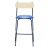 Chairs & More Bar Stools<Lena Sg-75 Blue And Natural Ash Bar Stool By Designerd