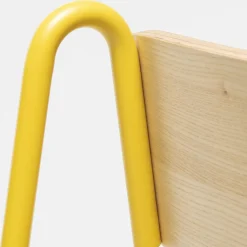 Chairs & More Bar Stools<Lena Sg-75 Yellow And Natural Ash Bar Stool By Designerd